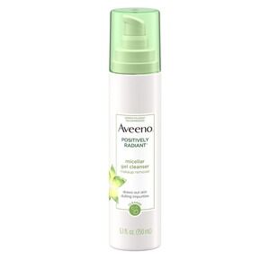 Aveeno Positively Radiant Hydrating Micellar Gel Facial Cleanser - 5.1oz